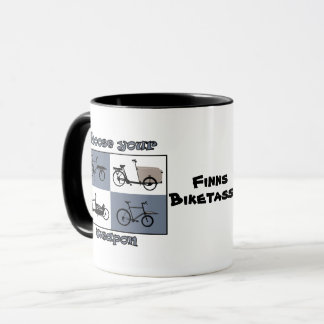 Caneca personalisierbar, escolha do último eixo, texto de