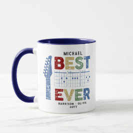 Caneca Personalização do Melhor Pai De Pai De Música