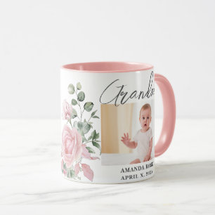 Caneca Personalizada 2 Foto Bebê Vovó Mug