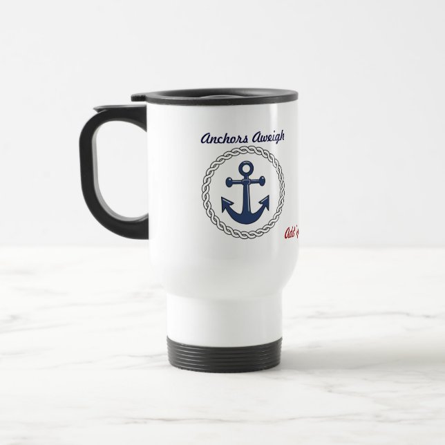 Caneca personalizada âncoras do cruzeiro do grupo (Esquerda)