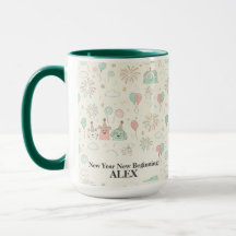 Caneca Personalizada Ano Novo Começos Novos Divert