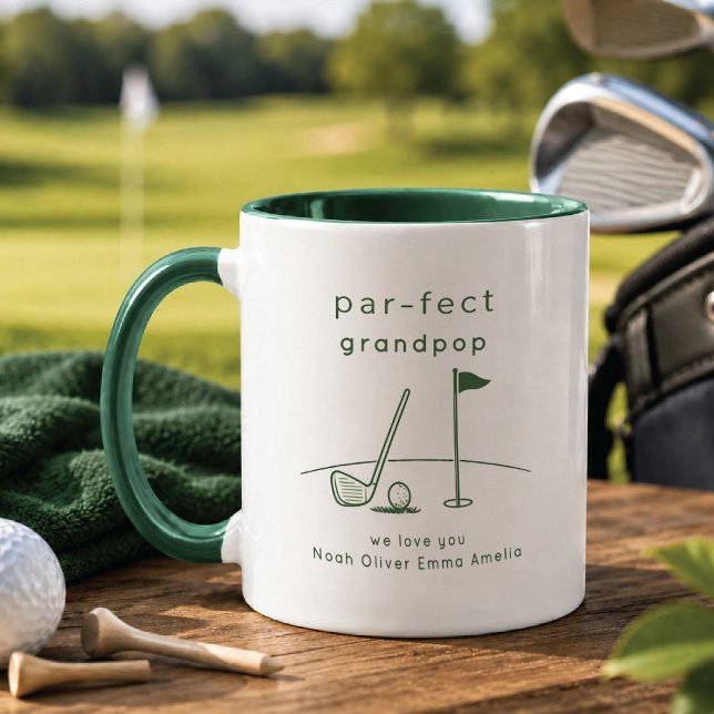Caneca Personalizada Avô do Golfe Presente Customi (Criador carregado)