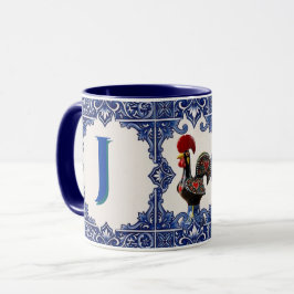 Caneca Personalizada Azulejo Português Galo Barcel