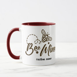 Caneca Personalizada Be Mine - Presente de Nome Ro