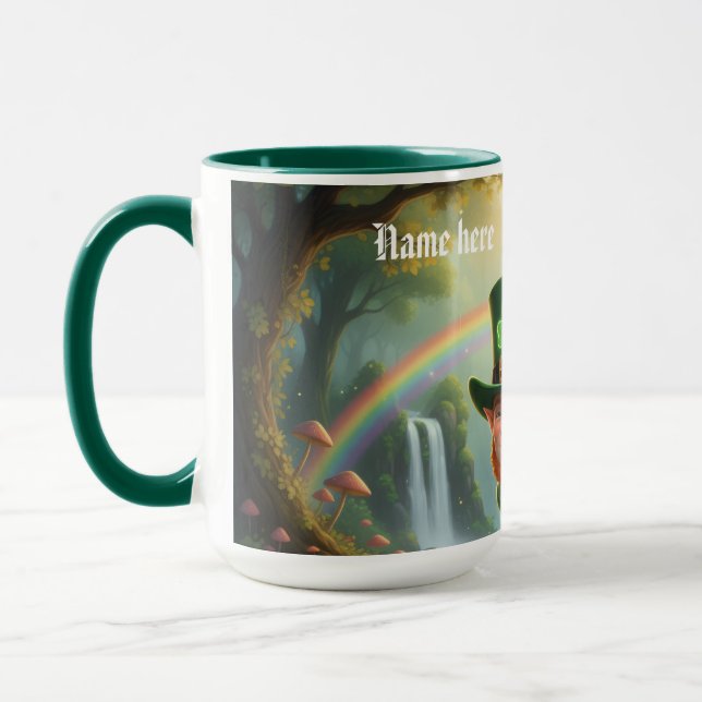 Caneca Personalizada Beije-me eu sou irlandês - Co (Esquerda)