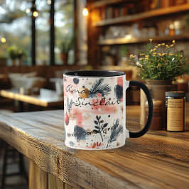 Caneca Personalizada Boho Chic Festiva para Adulto