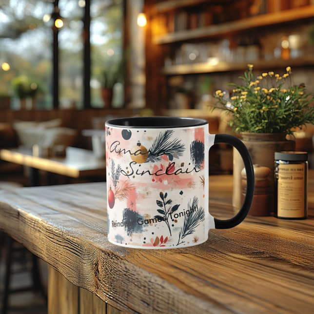 Caneca Personalizada Boho Chic Festiva para Adulto (Criador carregado)