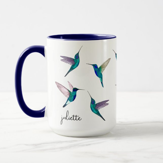 Caneca Personalizada com Beija-flores (Esquerda)