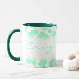 Caneca Personalizada com Estampa de Couro de Vaque
