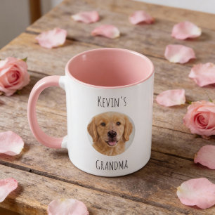 Caneca Personalizada com Foto da VOVÓ do Cachorro