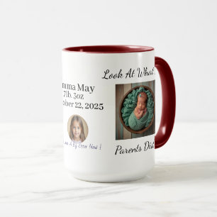 Caneca Personalizada com Foto do Bebê Divertido e 