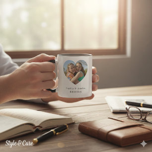 Caneca Personalizada com Foto e Nome de Melhores A