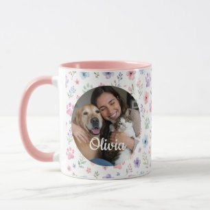 Caneca Personalizada com Foto e Nome de Pet para A
