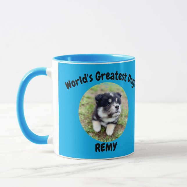 Caneca Personalizada com Foto e Nome do Melhor Pet (Esquerda)