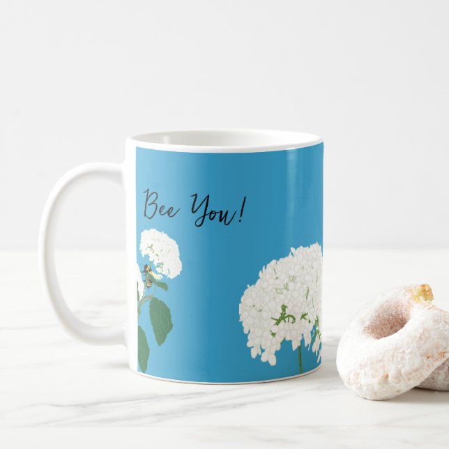 Caneca personalizada com híbridos e abelhas (Com Donut)