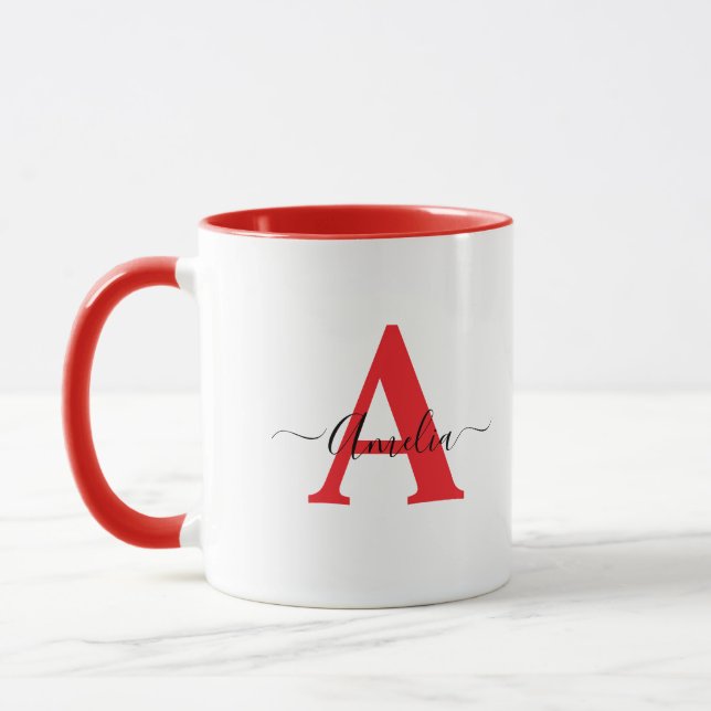 Caneca Personalizada com Monograma  (Esquerda)