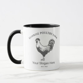 Caneca Personalizada com Nome e Design de Fazenda