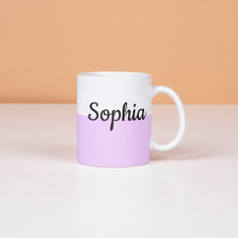 Caneca Personalizada com Nome em Pastel Presente d