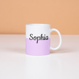 Caneca Personalizada com Nome em Pastel Presente d