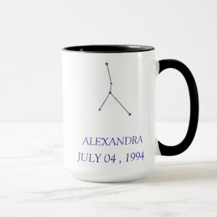 Caneca Personalizada Constelação de Câncer - Zod P