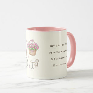 Caneca Personalizada Coquette Paris Lista Diária
