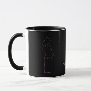 Caneca Personalizada Corporativa Lilás Preto