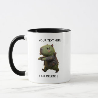 Caneca Personalizada Cute Frankenstein Capybara Ha