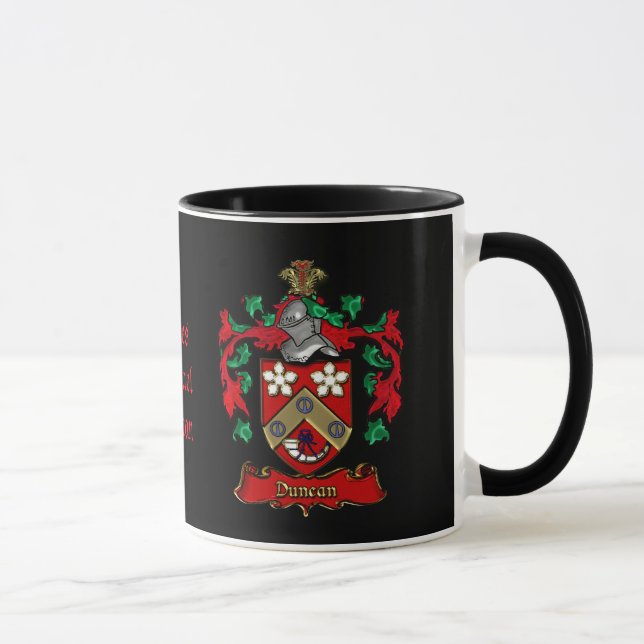 Caneca personalizada da brasão da família de (Direita)