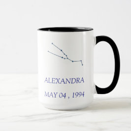 Caneca Personalizada da Constelação de Touro - Sta