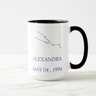 Caneca Personalizada da Constelação de Touro - Sta