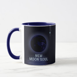 Caneca personalizada da fase da lua nova