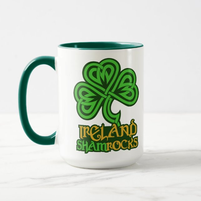 Caneca personalizada da Irlanda - escolha o estilo (Esquerda)