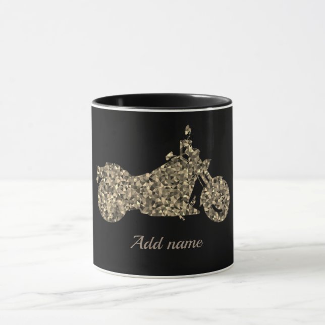 Caneca personalizada da motocicleta (Centro)