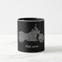 Caneca personalizada da motocicleta