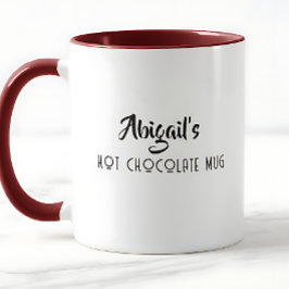 Caneca Personalizada de Chocolate Quente
