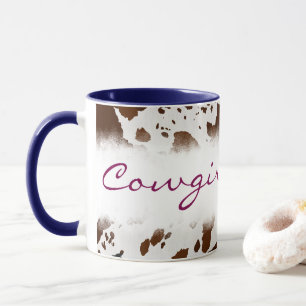 Caneca Personalizada de Couro de Vaqueira Padrão W