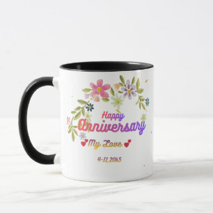 Caneca Personalizada de Feliz Aniversário 