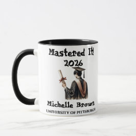 Caneca Personalizada de Formatura 2026 Para Ela/ E