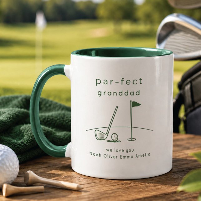 Caneca Personalizada de Golfe para Avô Presente Cu (Criador carregado)