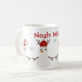 Caneca Personalizada de Natal da Criança Bonita