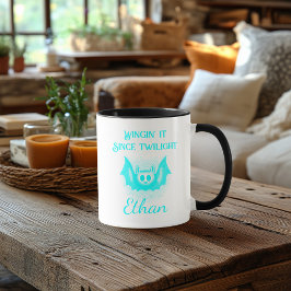 Caneca Personalizada de Neon de Halloween - Design