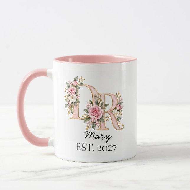 Caneca Personalizada de PhD | Presente de Graduaçã (Esquerda)