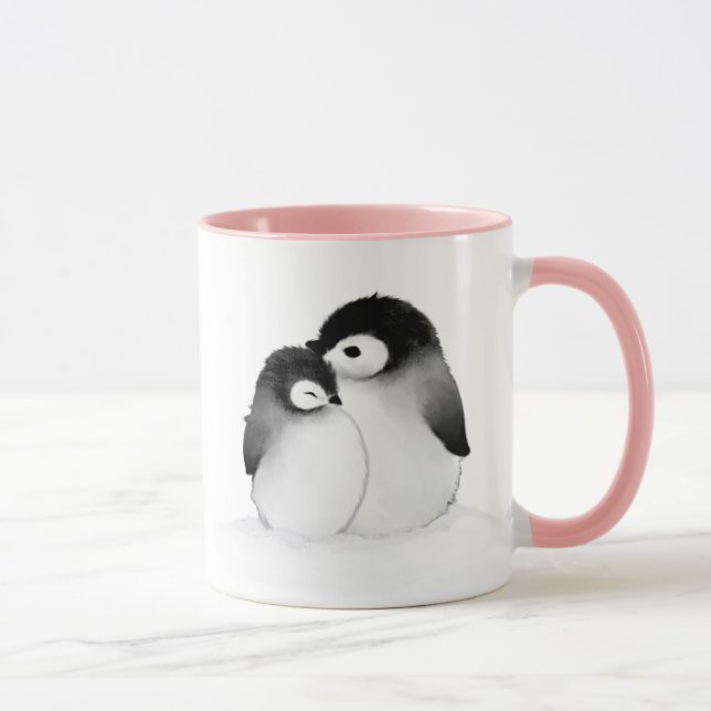Caneca personalizada de pinguim (Direita)