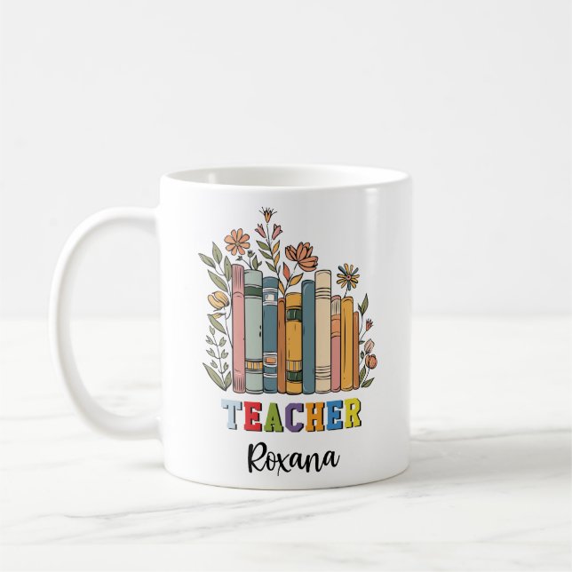 caneca personalizada de professor, caneca personal (Esquerda)