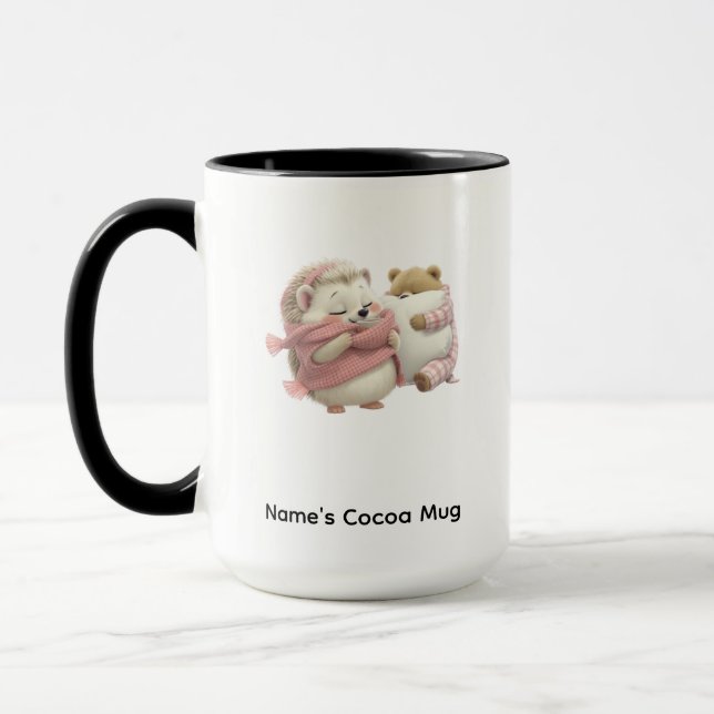 Caneca Personalizada de Urso eouriço-cacheiro de I (Esquerda)