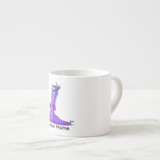 Caneca personalizada do café com "L" monstro