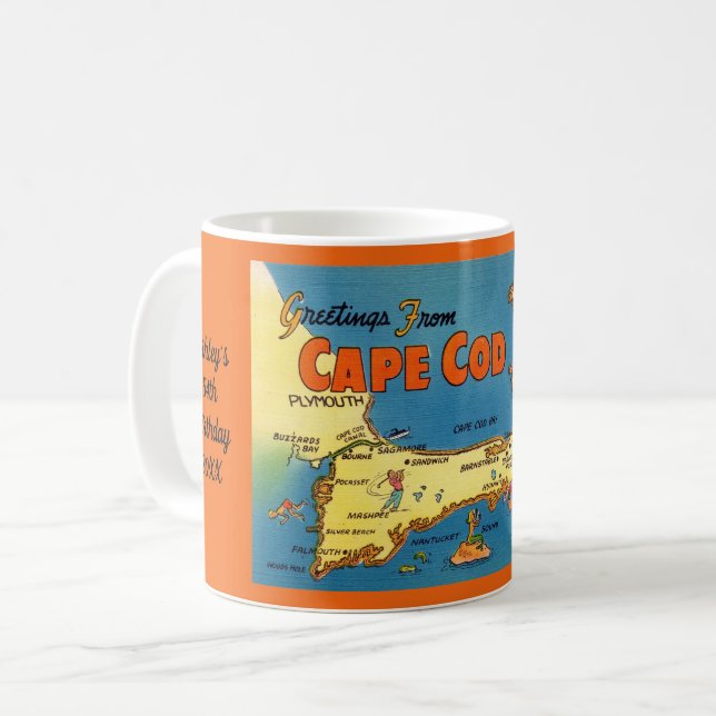 Caneca Personalizada do Cape Cod II (Frente Esquerda)