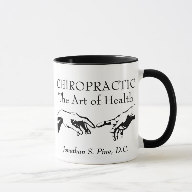 Caneca personalizada do Chiropractor (Direita)