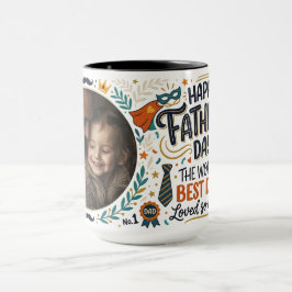 Caneca personalizada do Dia dos Pais com foto