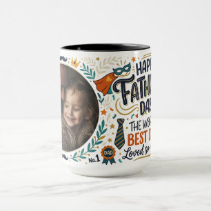 Caneca personalizada do Dia dos Pais com foto